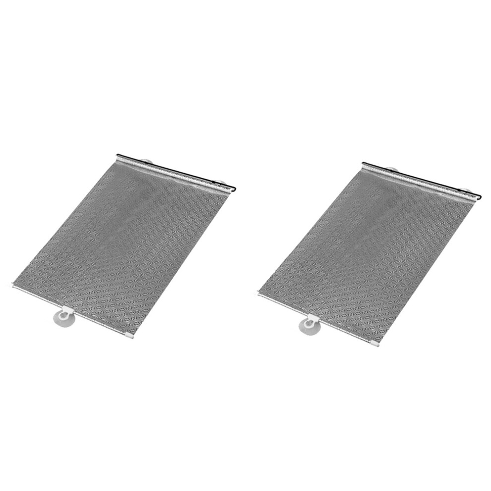 Lot de 2 rideaux occultants à ventouses pour pare-soleil, pour salon, cuisine, bureau, voiture, fenêtre, rideau perforé gratuit C