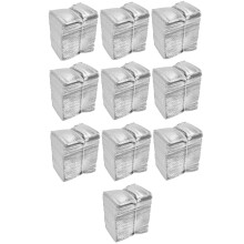 500Pcs Lunch Cooler Bag Insulation Folding Picnic Ice Pack Food Thermal Bag Food Delivery Drink Carrier Insulated Bag