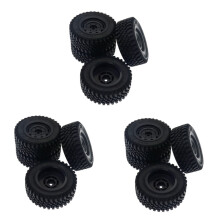 12Pcs Tire Tyre Set for MN86 1/12 RC Car DIY Upgrade Spare Parts Accessories