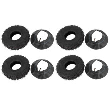 4X 4.10-4 410-4 4.10/3.50-4 Inner Tube+Tire for Garden Rototiller Snow Blower Mowers Hand Truck Wheelbarrow Go Cart Kid