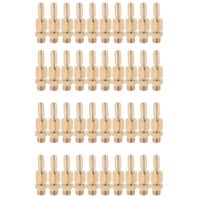 40Pcs 1/8 Inch DN6 Brass Gushing Spray Water Fountain Nozzles Universal Water Curtain Nozzle Landscape