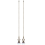 8 Pieces Artificial Crystal Ceiling Fan Pull Chains Pull Chain Extension with Connector for Light Ceiling Fan Desk Lamp 4