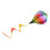 4PCS Balloon Wind Spinner Striped Windsock Balloon Yard Decor Spiral Balloon Windmill 2