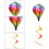4PCS Balloon Wind Spinner Striped Windsock Balloon Yard Decor Spiral Balloon Windmill 5