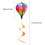 4PCS Balloon Wind Spinner Striped Windsock Balloon Yard Decor Spiral Balloon Windmill 4