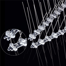 100 Pcs Bird Spikes, Stainless Steel Bird Deterrent Spikes Cover for Fence Railing Walls Roof Yard