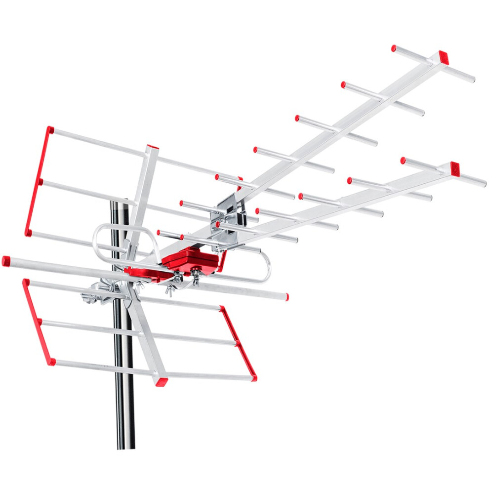 Maclean Mctv-855 Terrestrial Tv Dvb-T/T2 H.265 Hevc Antenna Combo Uhf Vhf Passive Max 100Dbî¼V Filter Lte 5902211113089
