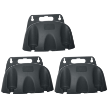 3X Wall Mounted Hose Hanger Garden Hose Pipe Reel Hanger Holder Cable Storage Bracket for 20M Hose Hanger