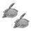 2pcs 8 Inch Aluminum Tortilla Press. Tortilla Maker, Flour Tortilla Press, Rotis Press, Dough Press 1