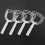 3X Meat Scraper Bone Dust Scraper Bone Scraper White Scraper Bone Dust Remover Square Bone Dust Scraper 4