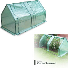 Grow Tunnel Mini Greenhouse With 2 Zipper Doors