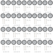 10X Luggage Accessories Wheels Aircraft Suitcase Pulley Rollers Mute Wheel Wear-Resistant Parts Repair 60X12mm