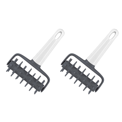 2X Pizza Needle Roller Dough Puncher Bread Needle Pizza Roller Pie Slice Bakeware Accessories