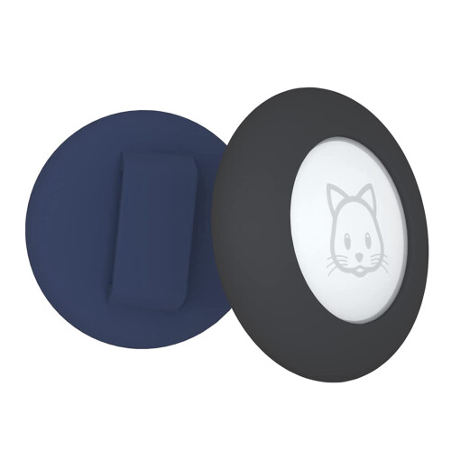 Βάση κολάρου, για Air Tag Βάση κολάρου συμβατή με GPS Tracker, 4 τεμάχια μαύρο και μπλε 1