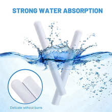 8Pc Drying Rod Stick Diatomite Moisture Absorbing Stick Clean Water Absorption Rod Diatomite Earth Desiccant for Laundry