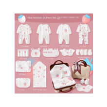 ORiTi Newborn Baby Gifts Set Newborn Layette Gifts Set Baby Girl Boys Gifts Premium Cotton Baby Clothes Accessories Set