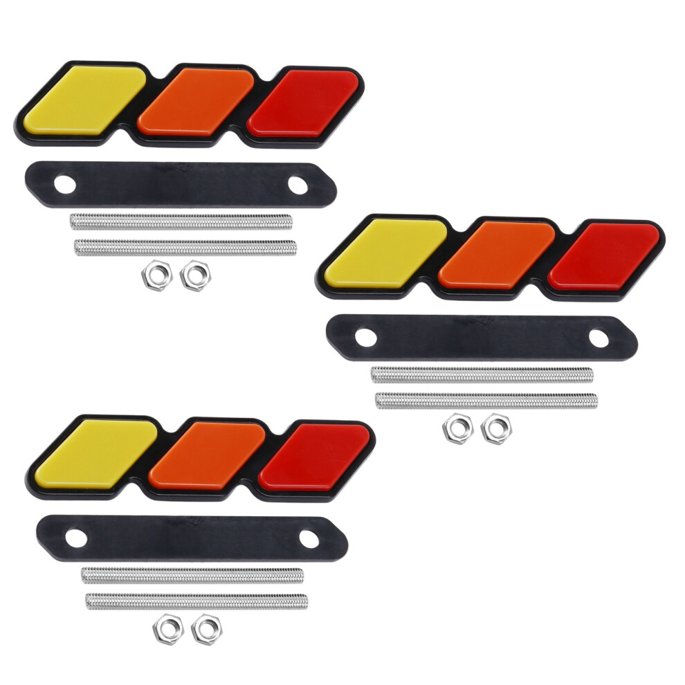 3X -Color Front Grille Badge Emblem For 4Runner 4762224603936
