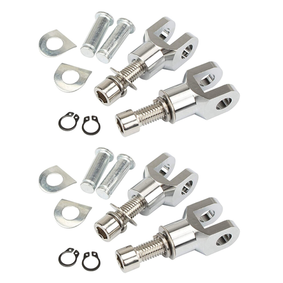 4X 29Mm Motorcycle Foot Pegs Support Mount Passenger Footrest Pedal Bracket For Softail Flstf 2000-2006 4762224624252
