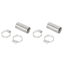 2 set 24mm Heater Exhaust Pipe Connector Air Parking Heater Stainless Steel Gas Vent Hose with for Heater