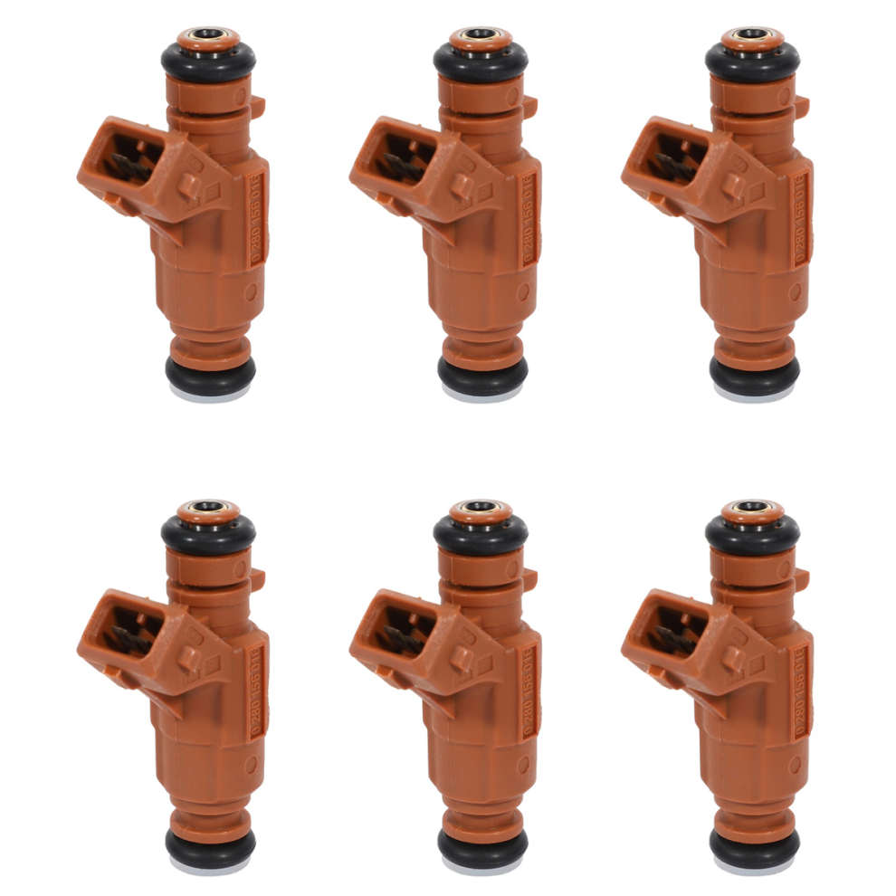 6X Fuel Injector Nozzles 0280156016 A1130780249 For Clk320 3.2L V6 2003 Clk500 5.0L V8 2003-2006 4762149487260