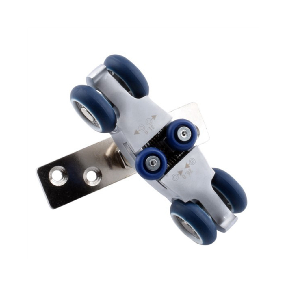 4X Bifold Door Hardware Wooden Sliding Door Pulley Furniture Hardware Wheel Barn Door Roller 4762224622401