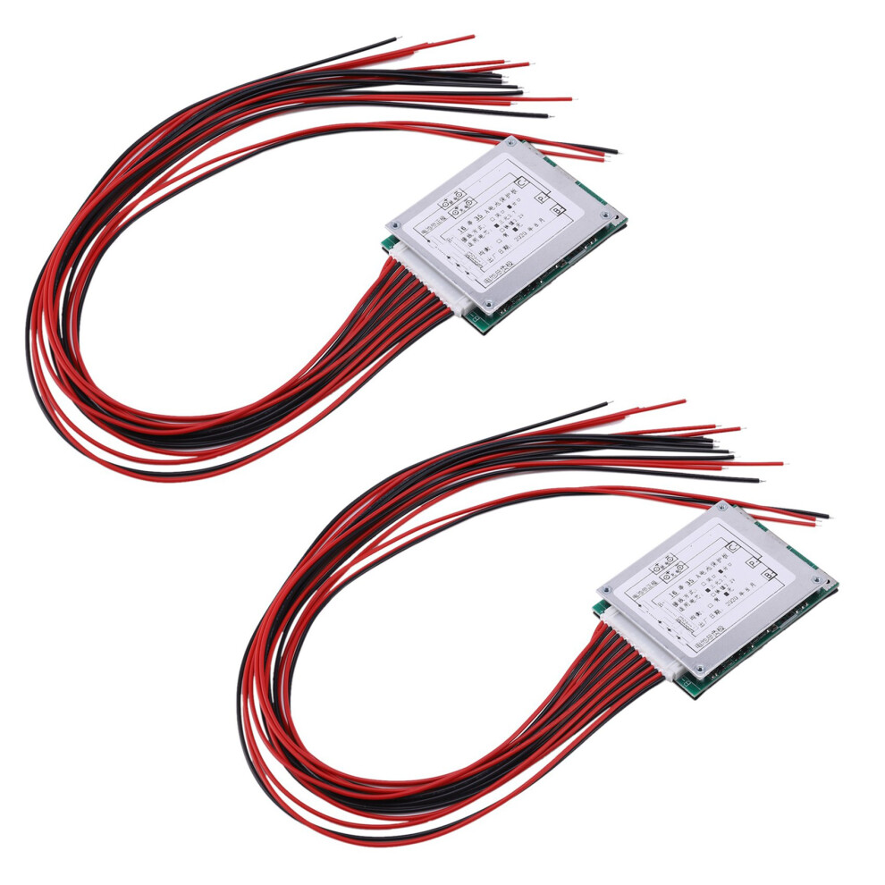 2X 16S 60V 35A Li-Ion Lithium Bms Pcb Protection Board With Ups Energy Inverter 4762224627918