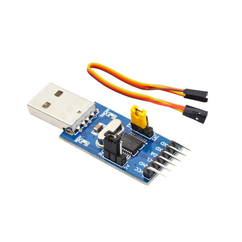 2X CH341T Μονάδα δύο σε ένα USB σε I2C IIC UART USB σε TTL Μονό τσιπ σειριακή θύρα λήψης 1