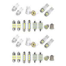 28x biele LED svetlá do interiéru auta, kupolové osvetlenie, mapa kufra, žiarovky na evidenčné číslo vozidla