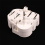 Motor de passo VDO 2X 15V metal branco com eixo de ferro e motor de instrumento VDO 5