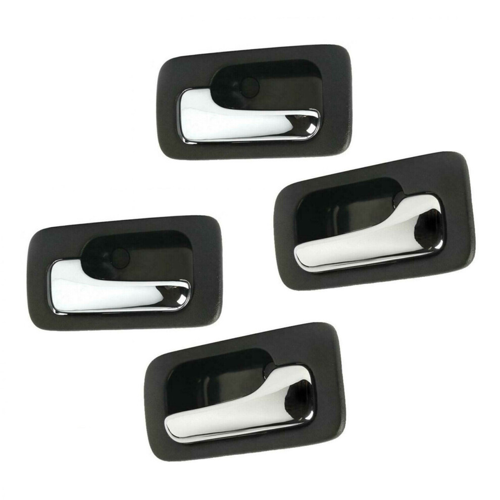 2X Car Interior Door Handle Inner Front Lh Rh For Accord Sedan 1990-1993 72620-Sm4-003 72660-Sm4-003 Black 4762224677111