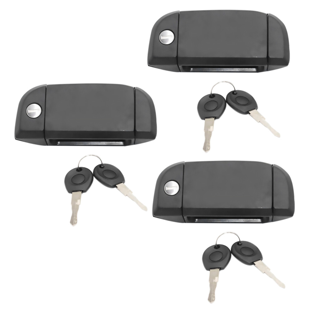 3X For Transporter T4 1990-2003 Outer Rear Wing Door Handle 701827561 701827561A 4762149438088