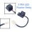 2X 12V LED ρελέ ένδειξης ρελέ ένδειξης φορτίου μοτοσικλέτας LF1-S-PIN MAX 150W 2 PIN 5