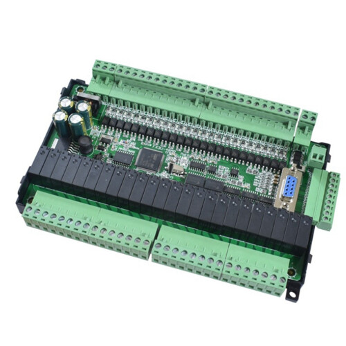 2X FX3U 48MR RS485 (Real Time Clock) 24 Input 24 Relay Output 6 Analog Input 2 Analog Output Plc Controller 1