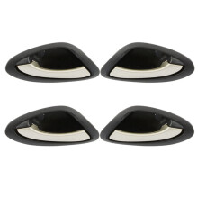 4x Black Color Car Inner Door Handle Interior Handles for FIT JAZZ CITY 2003-2008 72160--H11 72120--H11