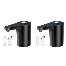 2 dispensadores de água de 5 galões - bomba de água para garrafa de 5 galões, bomba de jarro de água USB recarregável universal automática