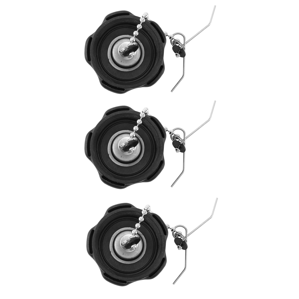 3X Fuel Tank Cap For And The Cap For Hidea 2.5F 3.5F 4F 2 Stroke 4Hp 3.5Hp 6Hp Black 4762149479517