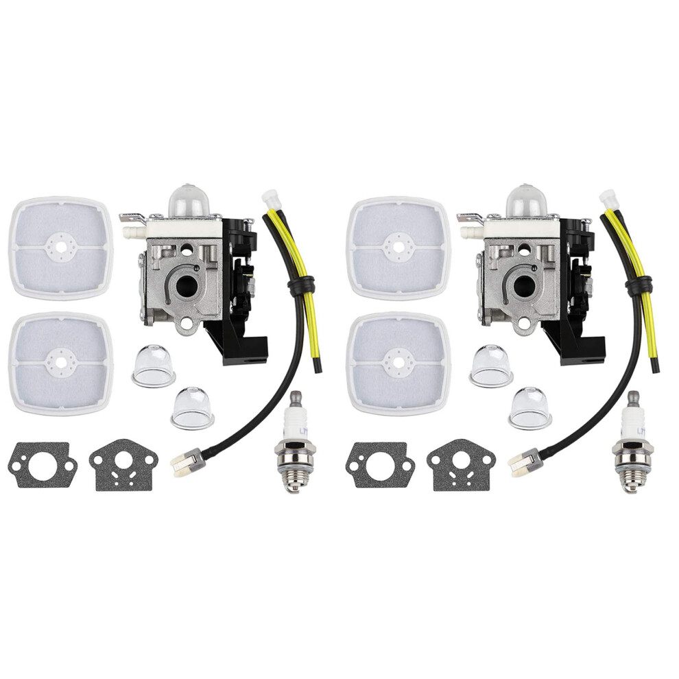 2X Srm225 Pas225 Carburetor Tune Up Kit For Srm-225 Pas-225 A021001692 Weed-Eater String Trimmer Carburetor 4762149450387