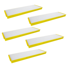 Filtro de cabine 5X 1770813 CU37001 1913500 para máquinas de construção de caminhões e ar condicionado