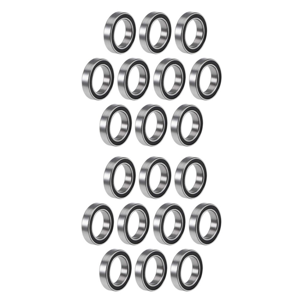 20Pcs 6701- 12X18x4 Mm Miniature Double Rubber Sealed Deep Groove 4762224685246