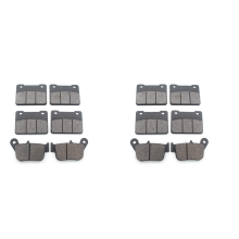 Set di 12 pastiglie freno anteriori e posteriori per moto per MaxSym 400I 2011-2021 Max 600I 2014-2017 MaxSym TL500