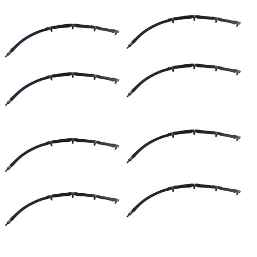 8X 03L130235AD Fuel Return Line Fuel Return Hose Tank Line Hose Pipe Injector Hose Leak Line for 2010-