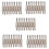 6.35mm Mono Amplifier Plug 1/4Inch Male Mono Monaural Jack Audio Cable Connector Plug Microphone 30Pcs 1