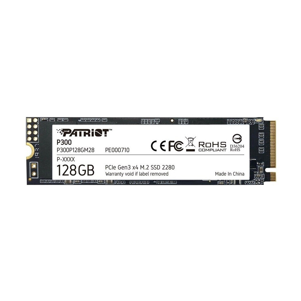 Ssd Patriot P300 M.2 Pci-Ex4 Nvme 128 Gb 814914026748
