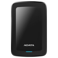 ADATA HV300 tragbare externe Festplatte - 1 To - USB 3.1 - AES 256 Bit - schwarz