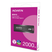 Unidade de estado sólido externa Adata SC610 2000 GB USB 3.2 - 4711085945068