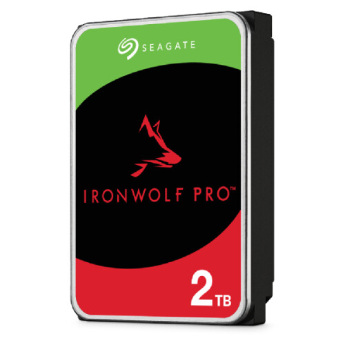 Seagate Disco rigido - SEAGATE - IRONWOLF PRO - 2To - SATA/600 - 7200 Tr/min - 256 Mo di cache 1