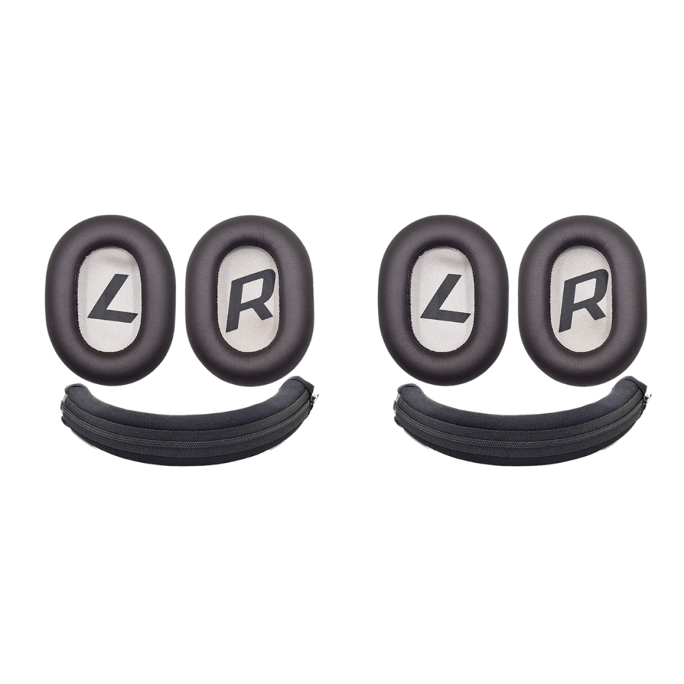 2Set Ear Pads Headband Ear Cushion Ear Cups Ear Cover Replacement For Backbeat Pro 2 Se 8200Uc Headphones Brown 4762149486591