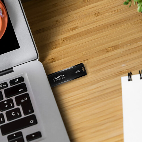 ADATA SSD External SC610 500G USB3.2A Gen2 Black