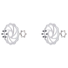 2X Bike Brake Disc Rotor 160mm Stainless Steel Road Bike Disc Brake Accessories with 48mm Flange Diagonal Hole