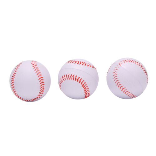 Pacote com 24 bolas de espuma para beisebol e softball de 9 polegadas para treinamento adulto e juvenil, para arremesso e captura 2